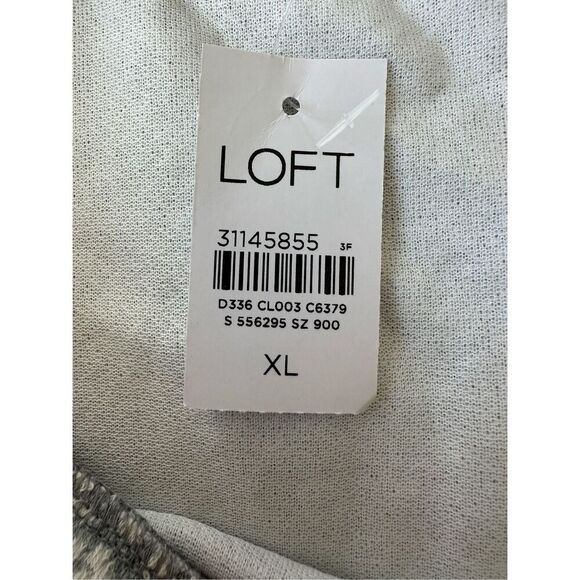 NWT Loft Gray Leopard Print Skirt Size XL - Picture 4 of 6